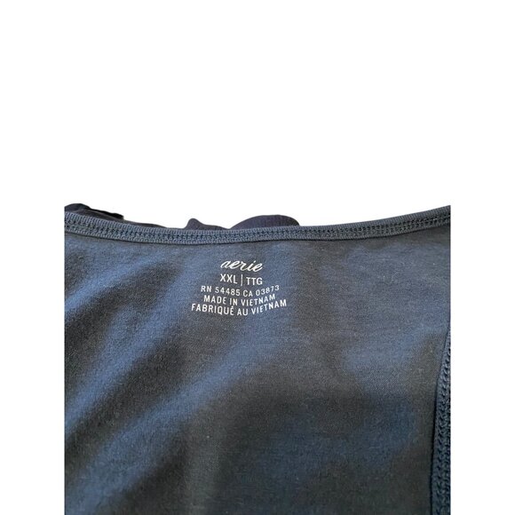 Aerie Everyday Track Jumpsuit Black Size XXL Minimalist Athleisure Vacation Boho - Picture 3 of 16